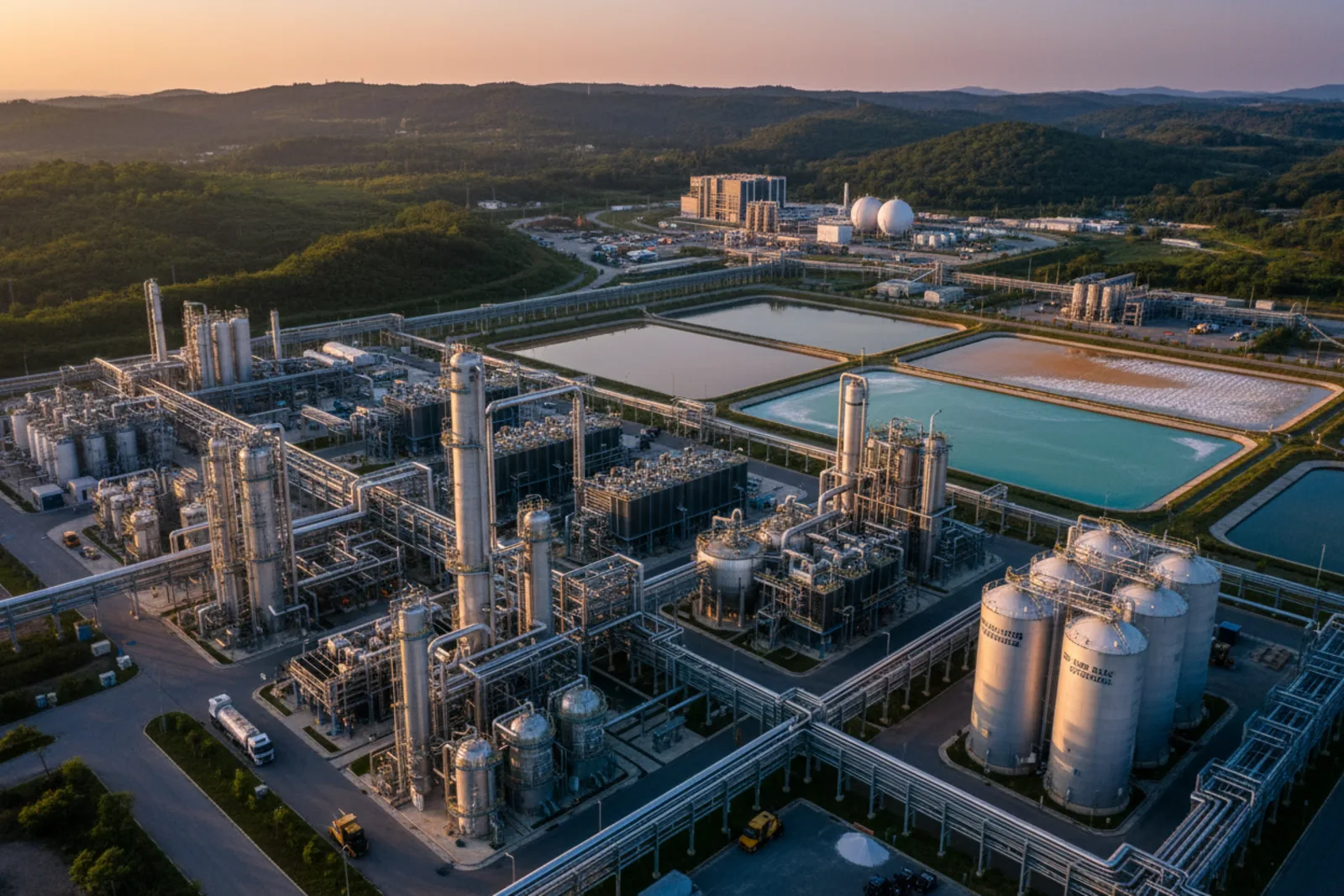 CFF concept art — chemical deicer and brine mineral processing facility